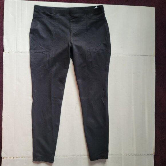 NWT No nonsense Black Ladies Stretch Skinny Leggings - Size Large - Picture 3 of 9